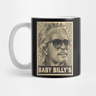 brown cream Baby Billys - misbehavin retro art (exlusive) Mug